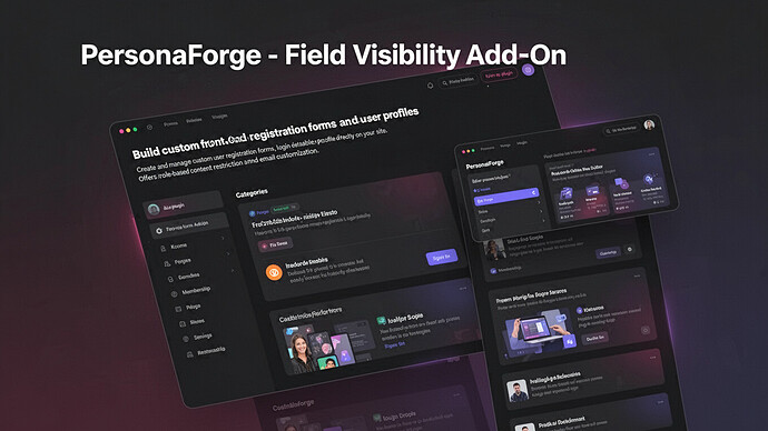 PersonaForge - Field Visibility Add-On