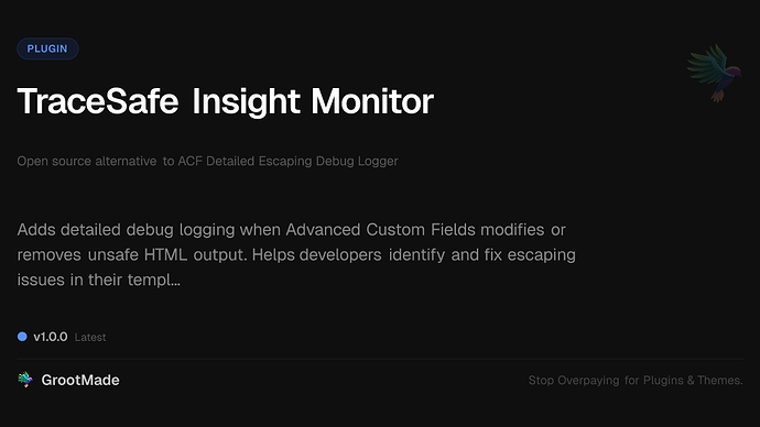 TraceSafe Insight Monitor