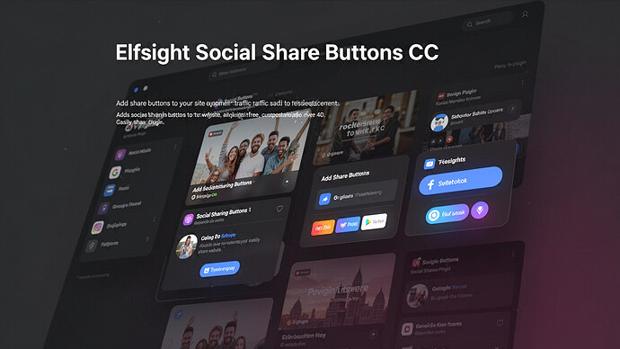 Elfsight Social Share Buttons CC