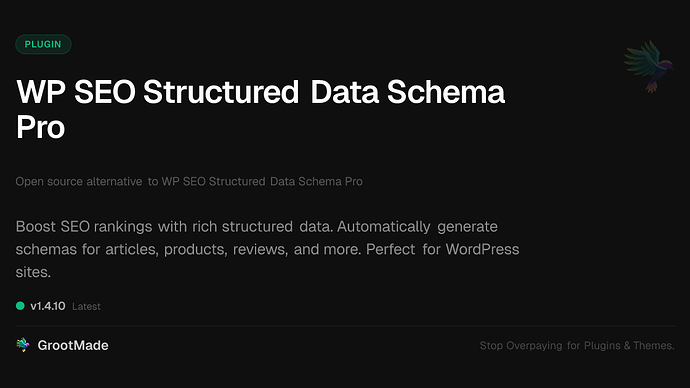 WP SEO Structured Data Schema Pro