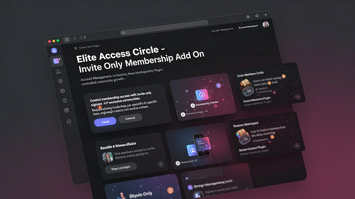Elite Access Circle - Invite Only Membership Add On