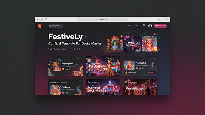 FestiveLy - Carnival Template For DesignMaster