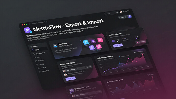 MetricFlow - Export & Import