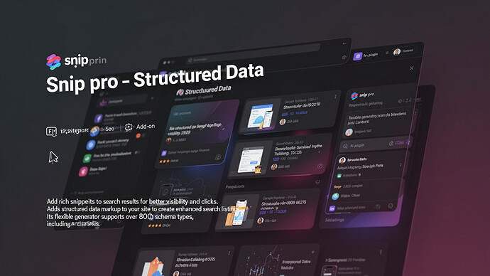 snip pro - Structured Data