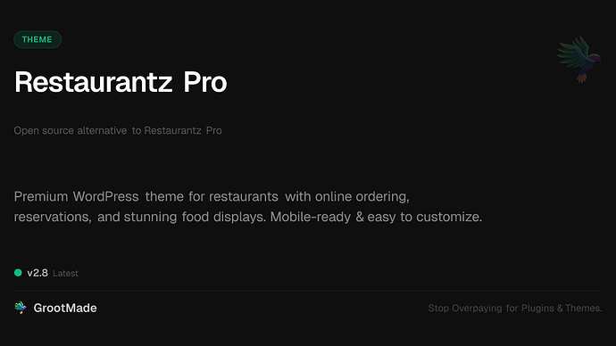 Restaurantz Pro
