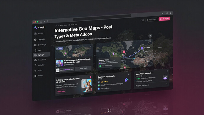 Interactive Geo Maps - Post Types & Meta Addon