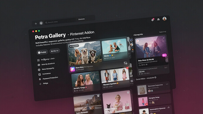 Petra Gallery - Pinterest Addon