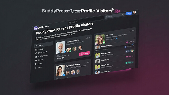 BuddyPress Recent Profile Visitors
