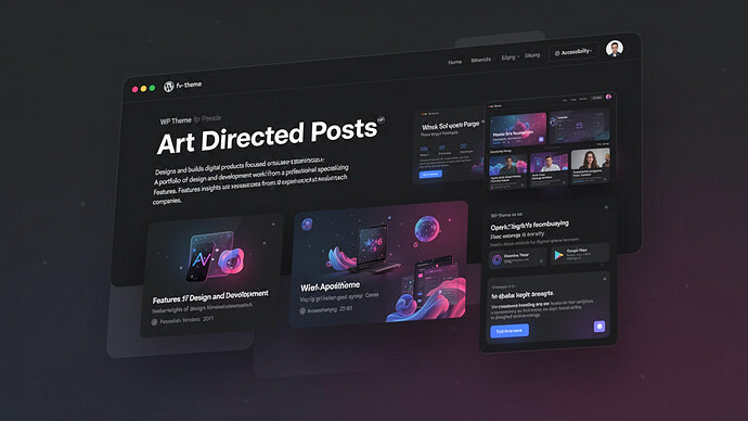 Art Directed Posts WP Theme
