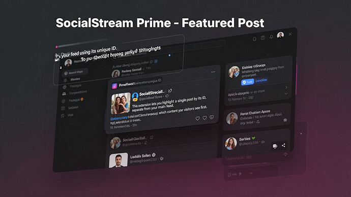 SocialStream Prime - Featured Post
