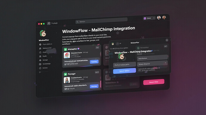 WindowFlow - MailChimp Integration