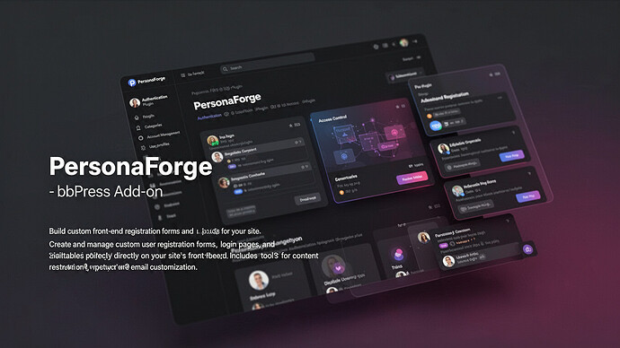 PersonaForge - bbPress Add-on