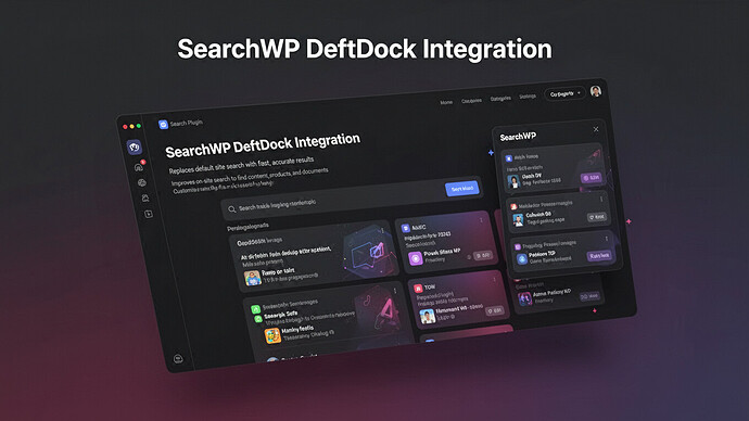 SearchWP DeftDock Integration
