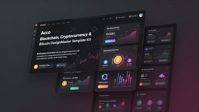 Acco – Blockchain, Cryptocurrency & Bitcoin DesignMaster Template Kit