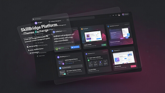 SkillBridge Platform - iThemes Exchange