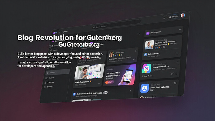 Blog Revolution for Gutenberg