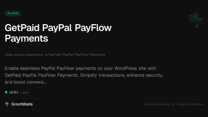 GetPaid PayPal PayFlow Payments