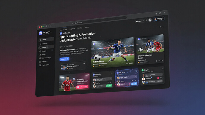 BetCourse - Sports Betting & Prediction Course DesignMaster Template Kit