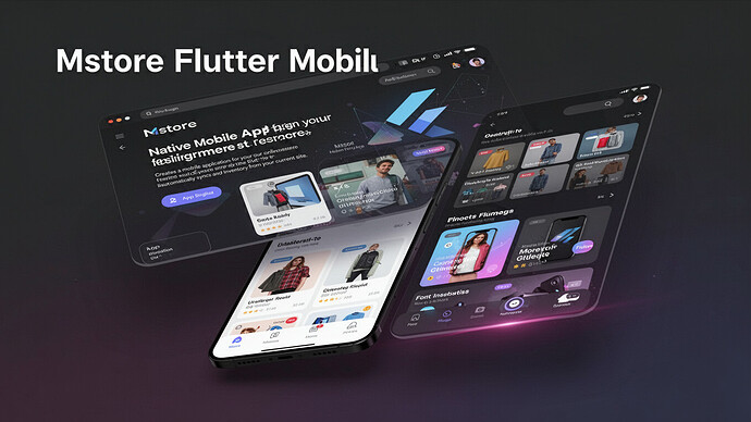 Mstore Flutter Mobile App