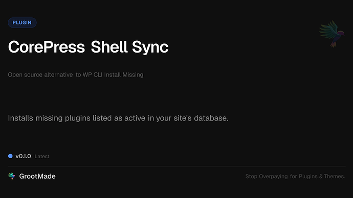 CorePress Shell Sync