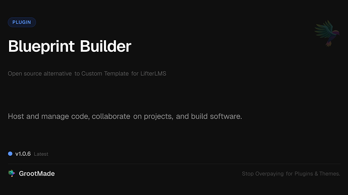 Blueprint Builder