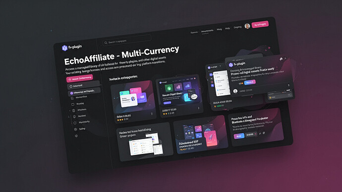 EchoAffiliate - Multi-Currency