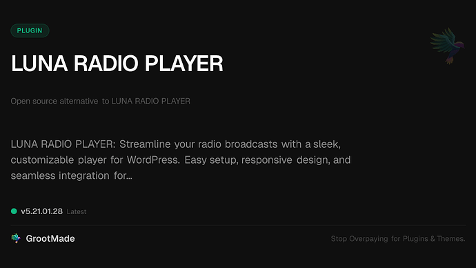 LUNA RADIO PLAYER