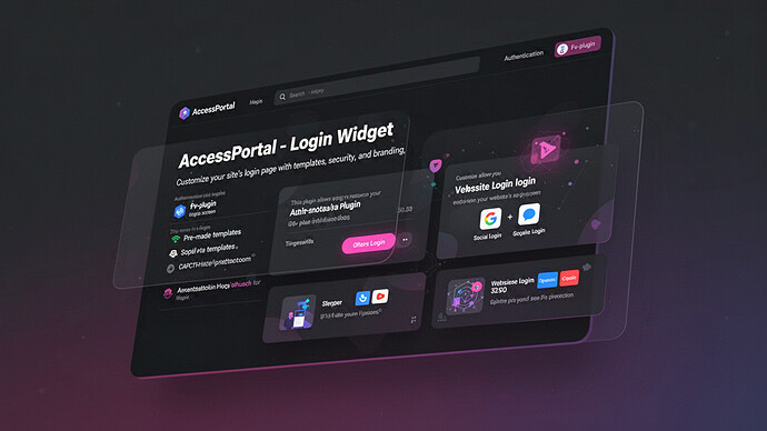 AccessPortal - Login Widget