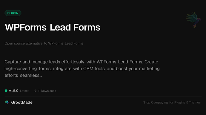 WPForms Lead Forms