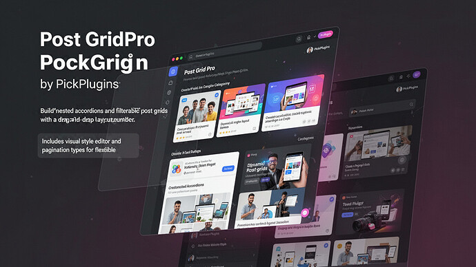 Post Grid Pro by PickPlugins
