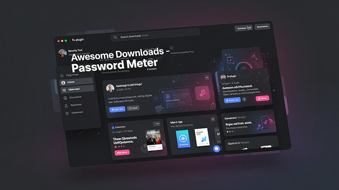 Awesome Downloads - Password Meter