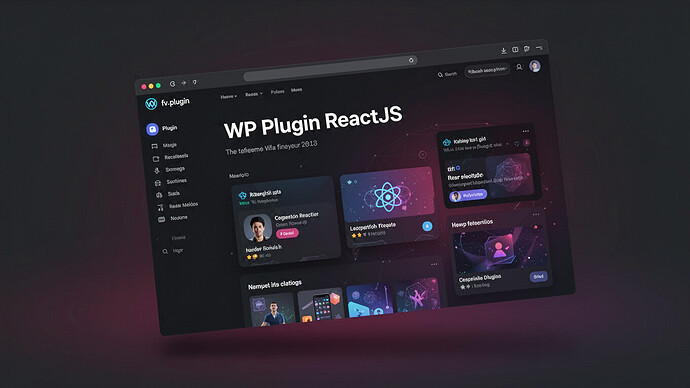 WP Plugin ReactJS