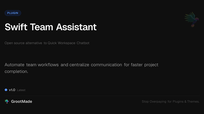 Swift Team Assistant