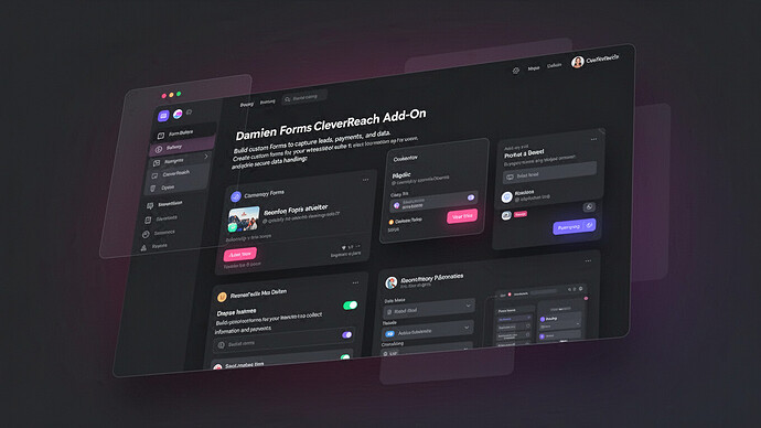 Damien Forms CleverReach Add-On