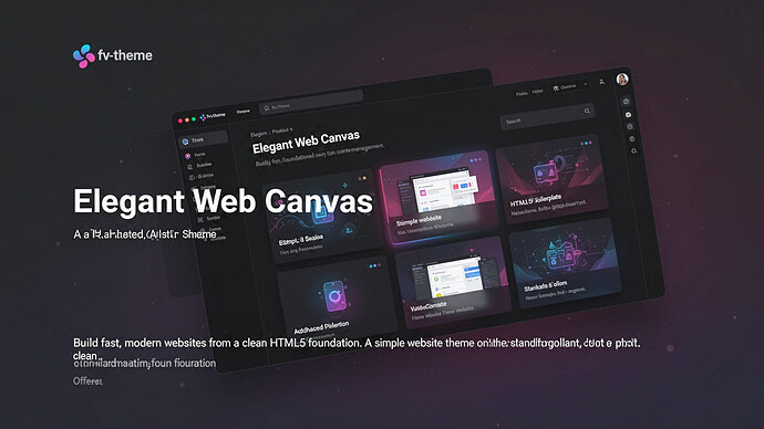 Elegant Web Canvas