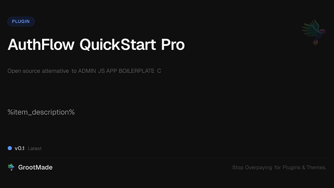 AuthFlow QuickStart Pro