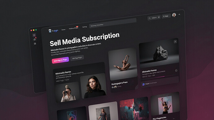 Sell Media Subscription