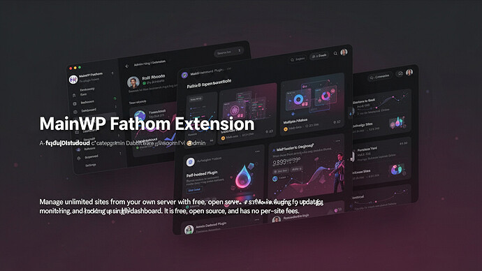MainWP Fathom Extension