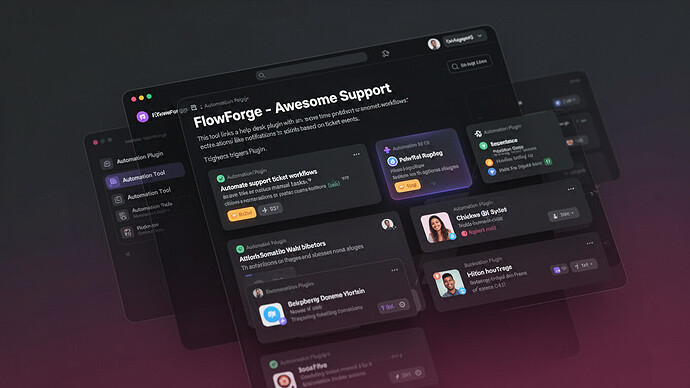 FlowForge - Awesome Support