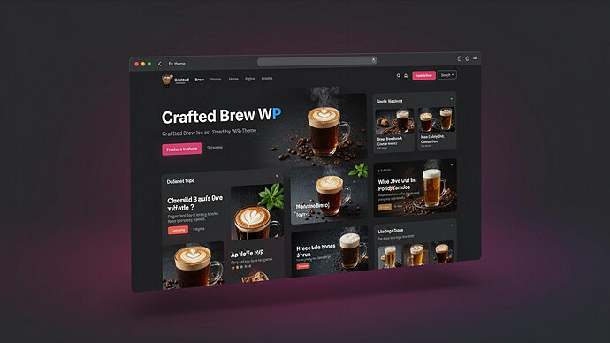 Crafted Brew WP Theme