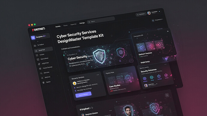 Fortnet - Cyber Security Services DesignMaster Template Kit