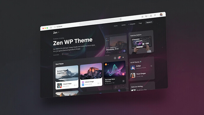 Zen WP Theme