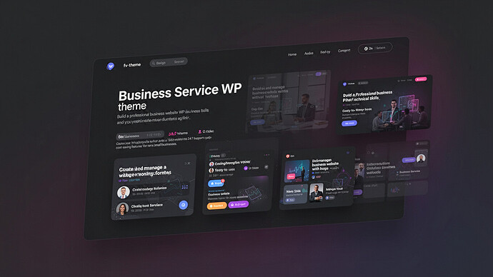 Business Service WP theme