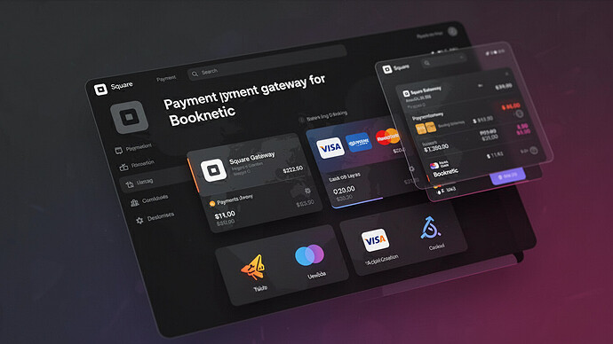 Square payment gateway for Booknetic