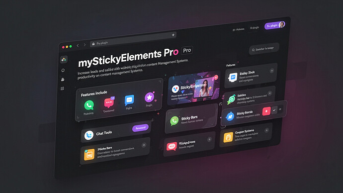 myStickyElements Pro