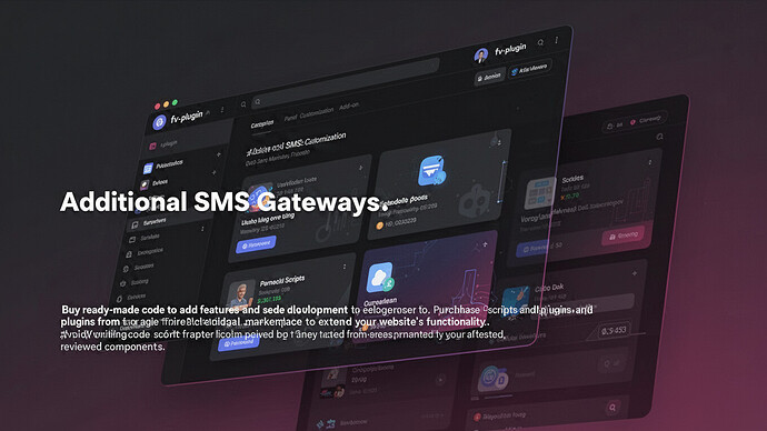 Additional SMS Gateways
