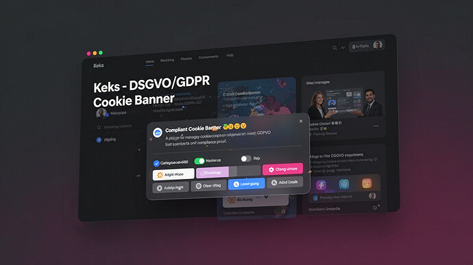 Keks - DSGVO/GDPR Cookie Banner