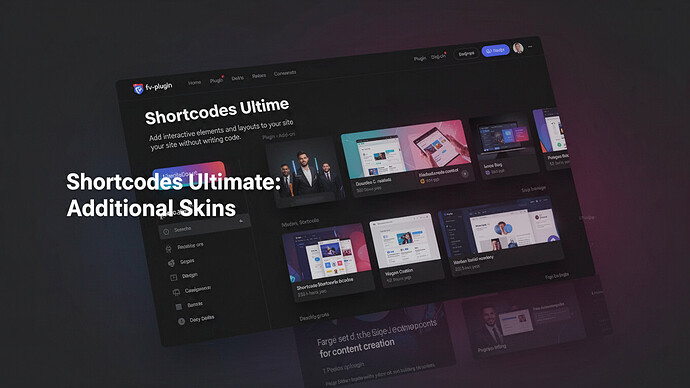 Shortcodes Ultimate: Additional Skins