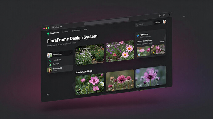 FloraFrame Design System