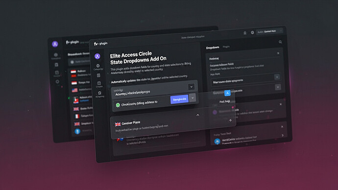 Elite Access Circle - State Dropdowns Add On